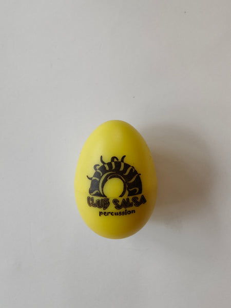 Yellow egg shaker