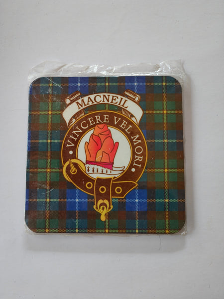 MacNeil Scottish clan coaster