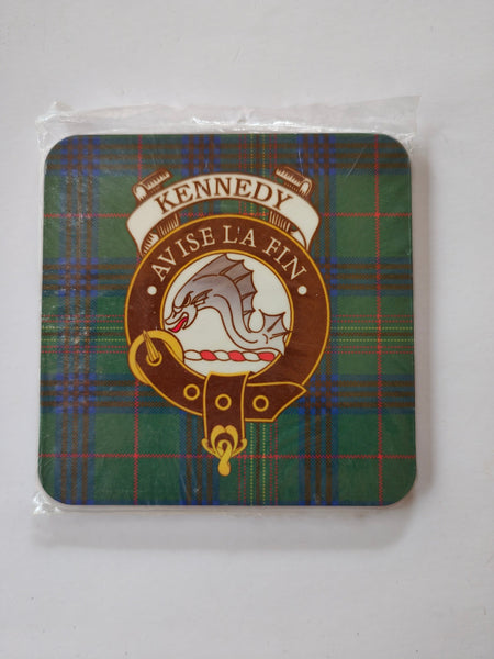 Kennedy Scottish clan coaster