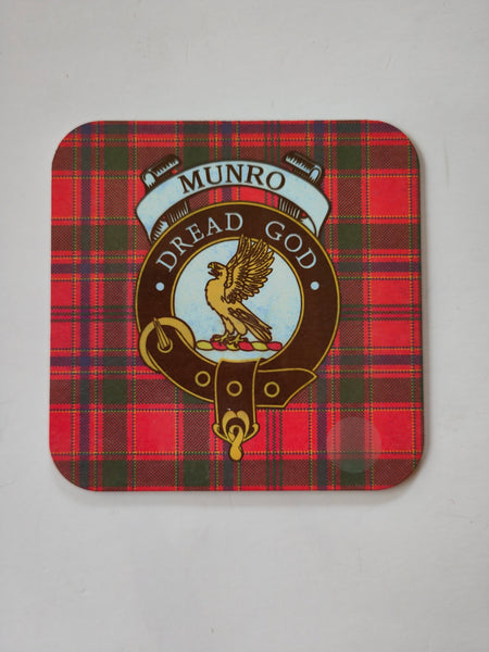 Munroe Scottish clan coaster