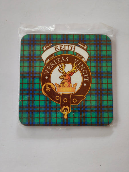 Keith Scottish clan coaster