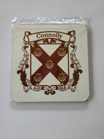 Connolly Irish name coaster