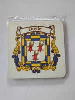 Doyle Irish name coaster