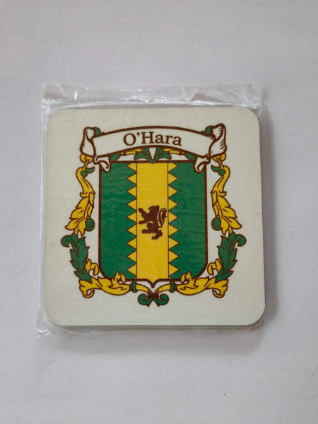 O'Hara Irish name coaster