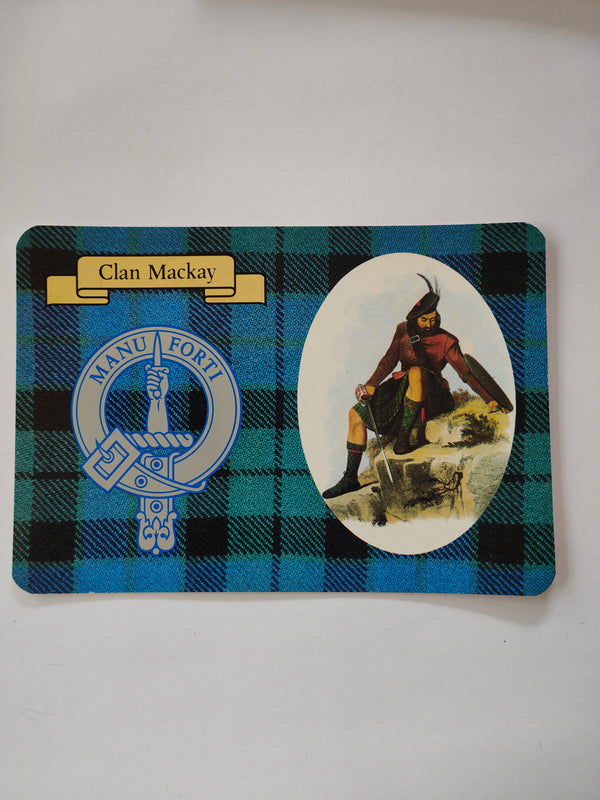 Clan MacKay Scottish post card