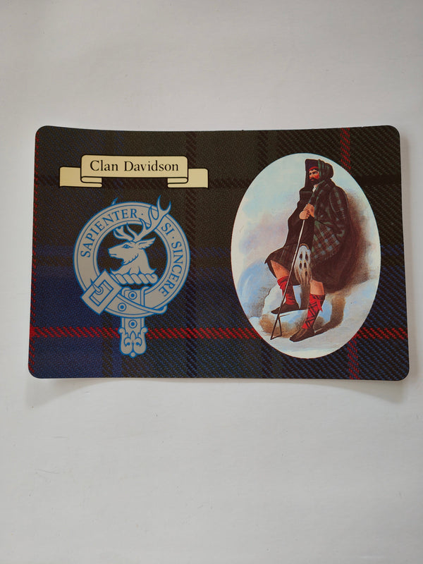 Clan Davidson Scottish post card