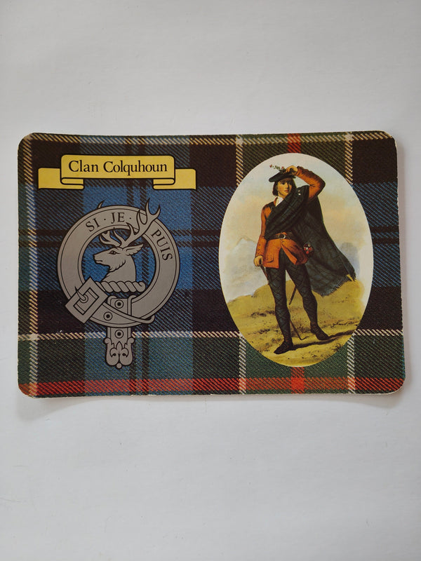 Clan Colquhoun Scottish post card