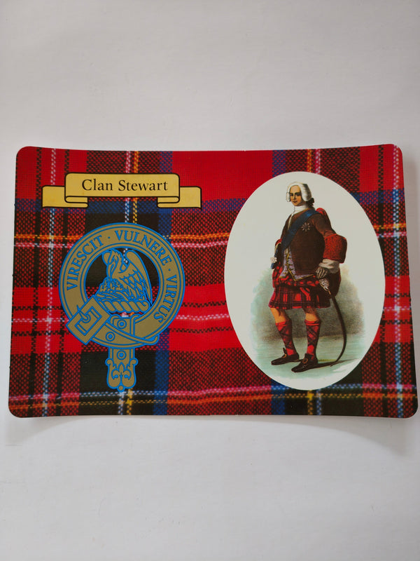 Clan Stewart Scottish post card