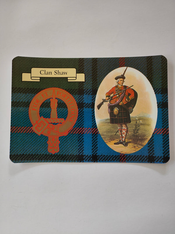 Clan Shaw Scottish post card