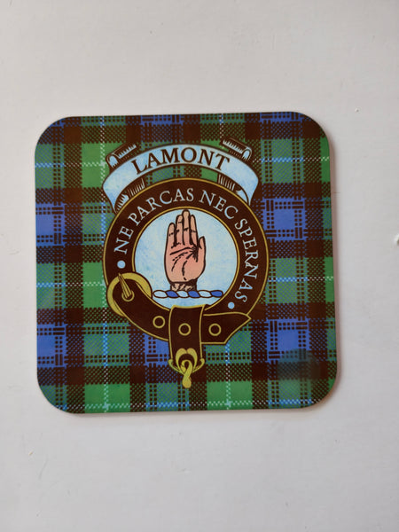 Lamont Scottish clan coaster