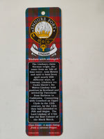 Lindsay Scottish clan bookmark