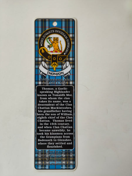 Thomson Scottish clan bookmark