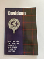 Davidson Scottish mini clan book
