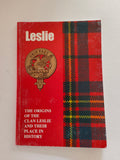 Leslie Scottish mini clan book
