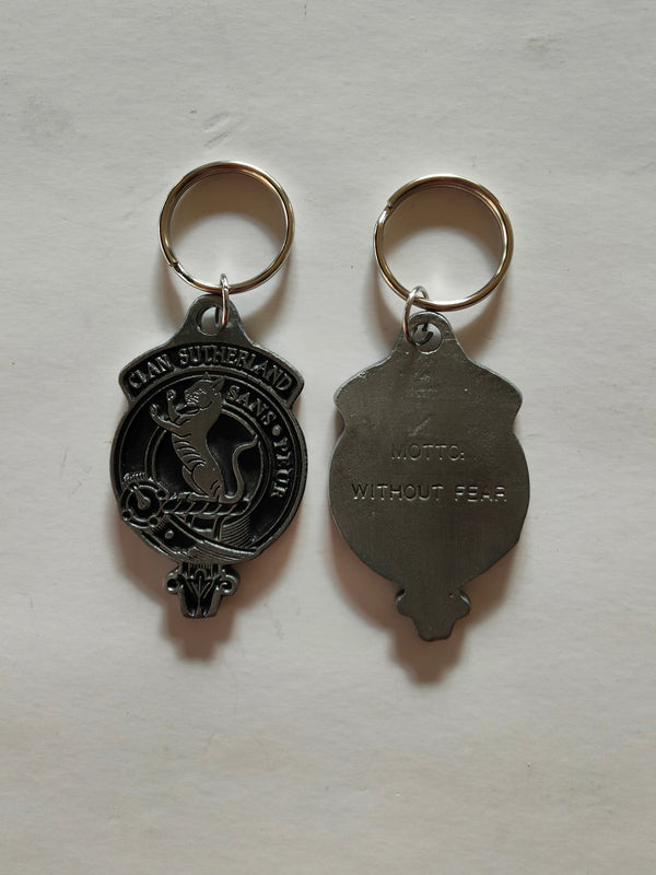 Sutherland Scottish Clan key chain