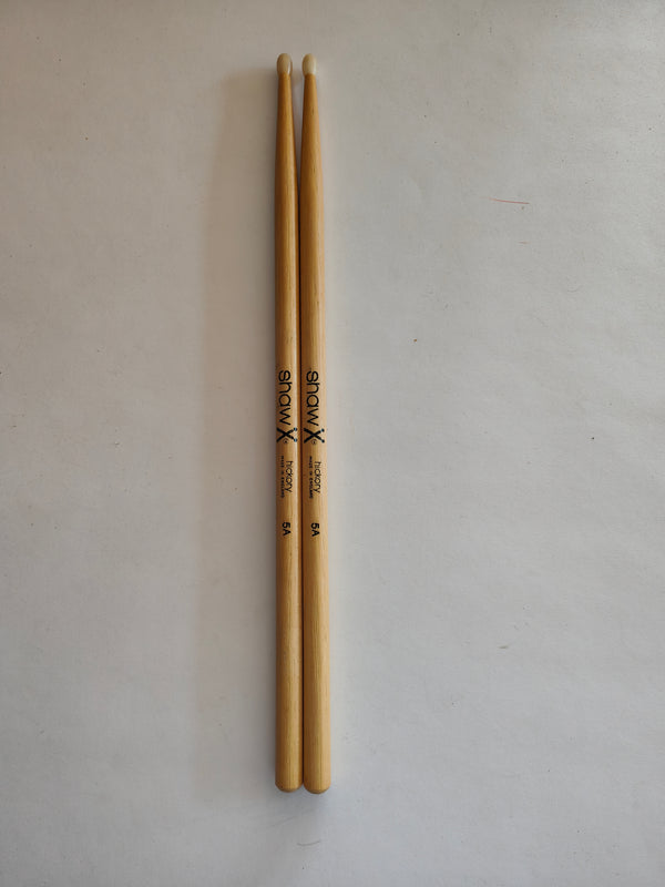 Shaw X drum sticks - 5A nylon head