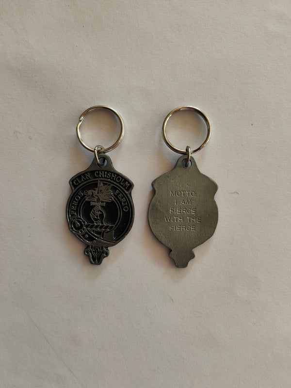 Chisholm Scottish clan key chain