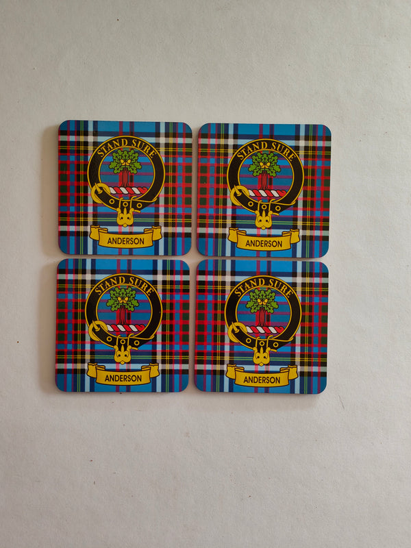 Anderson Scottish Clan Coaster