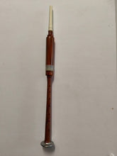 Bagpipe practice chanter-Rosewood with metal and plastic mounts