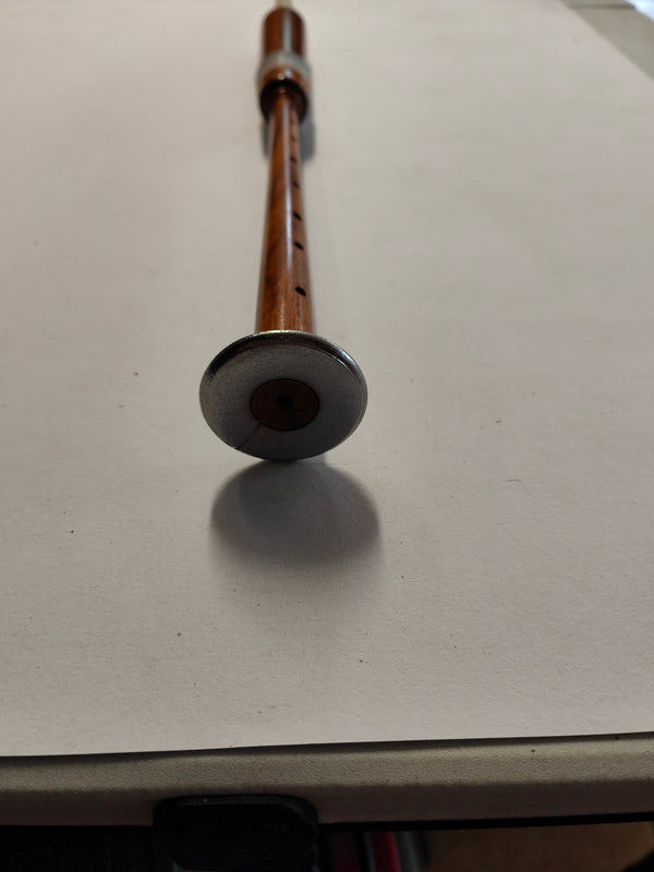 Bagpipe practice chanter-Rosewood with metal and plastic mounts