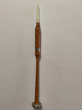 Bagpipe practice chanter-Cocuswood with engraved metal mounts