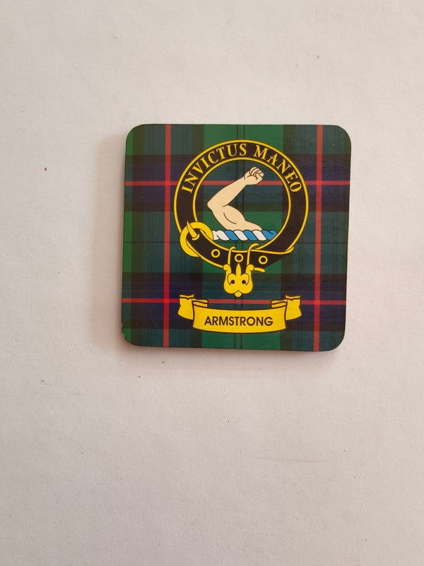 Scottish clan coasters -Armstrong