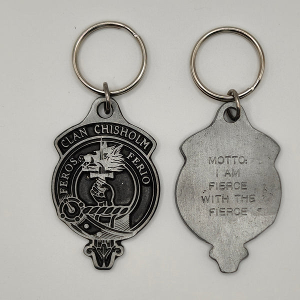Chisholm Scottish clan key chain