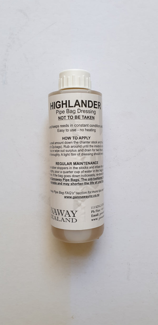 Highlander Pipebag Dressing