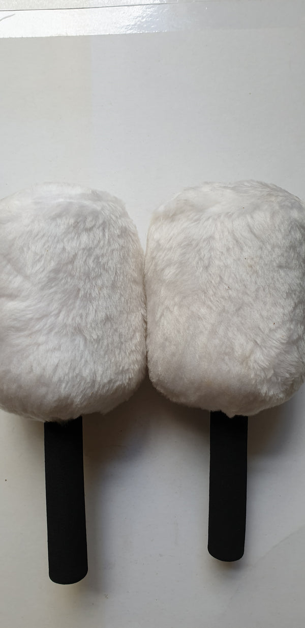 White Head Bass Drum Beaters