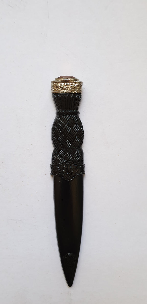 Safety Sgian Dubh with glass stone