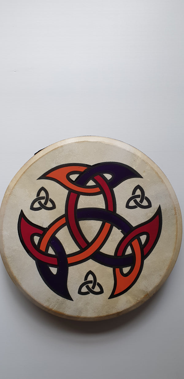 Tuneable 'Shield' Pattern Bodhran Drum 46cm