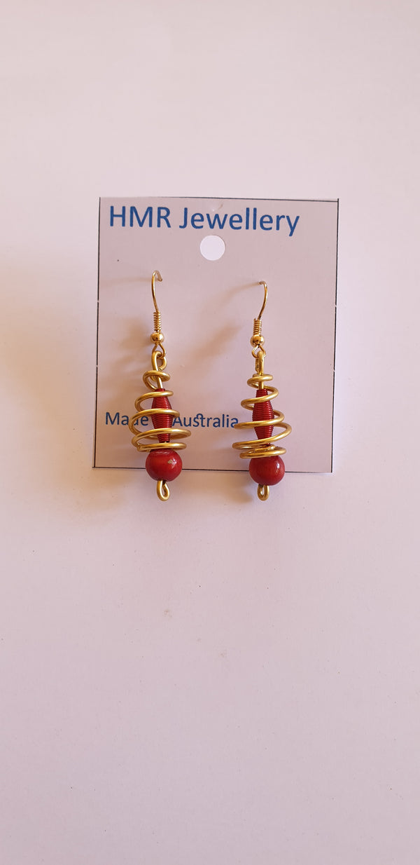 HMR Gold Wire Earring