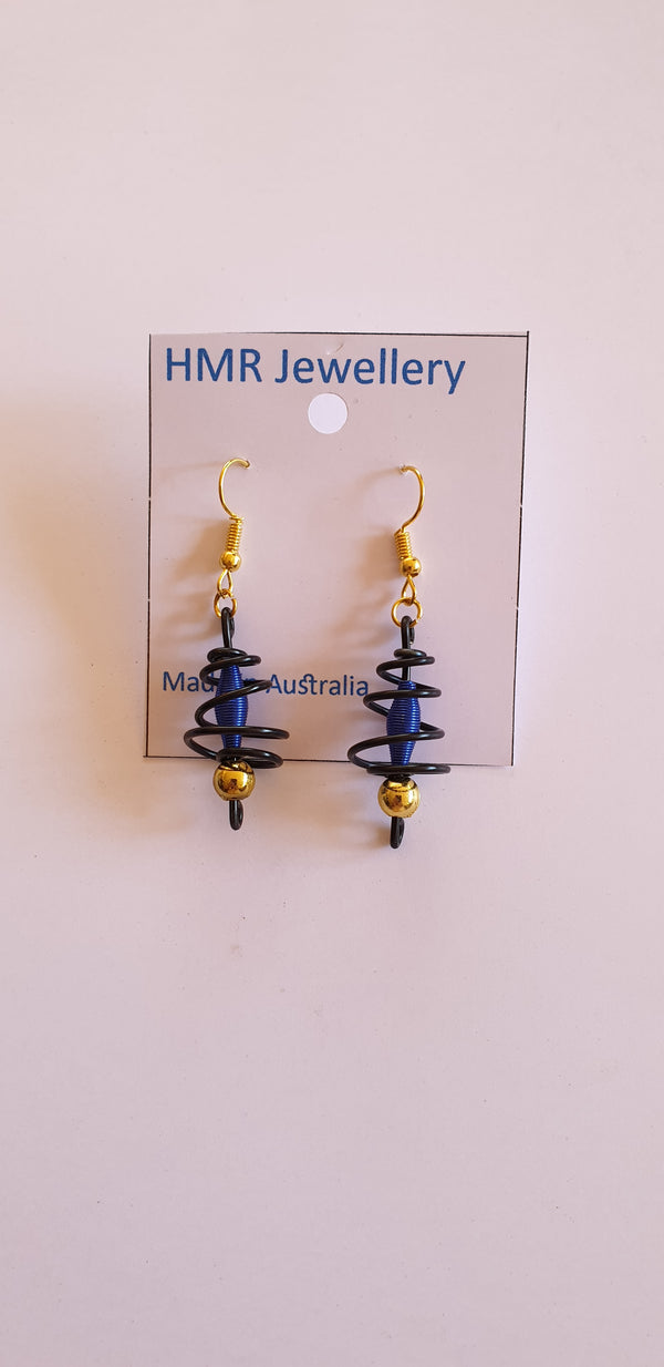 HMR Earring with black wire