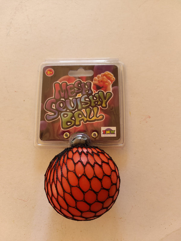 Orange Mesh Squishy ball