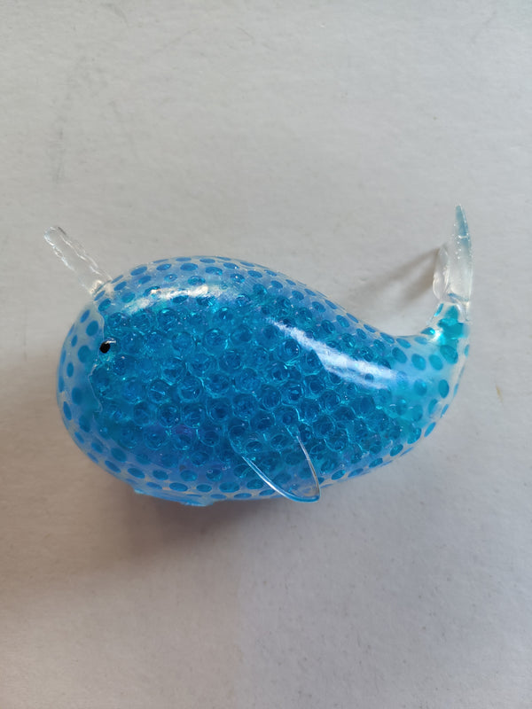Narwhal squishy water orbs