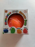 Orange Mouldable Clay Stress Ball