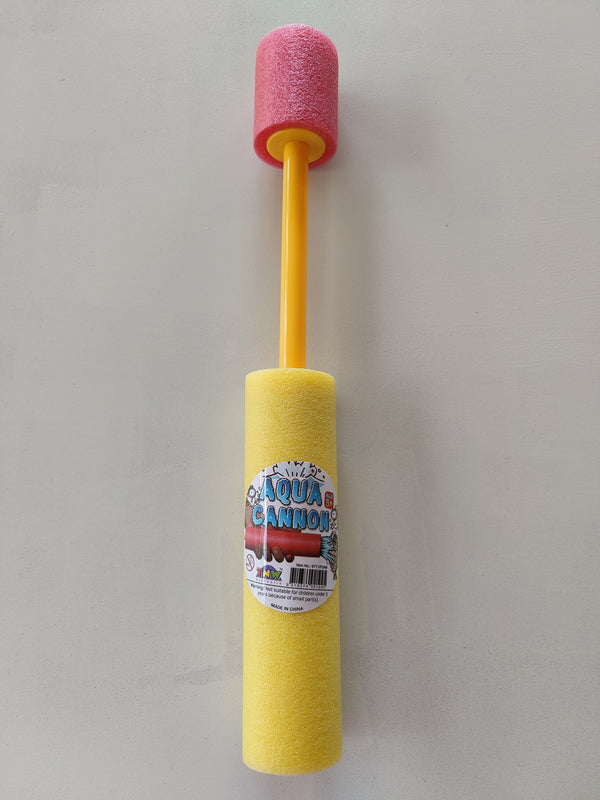 Yellow / Pink Foam Water Squirter "AQUA CANNON"