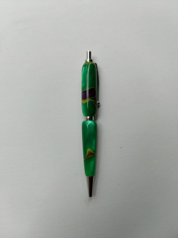 Green / Purple Acrylic Click Pen