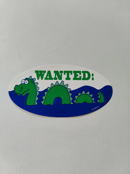 Nesse-wanted oval sticker