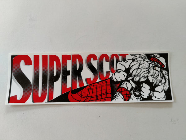 Super Scott bumper sticker