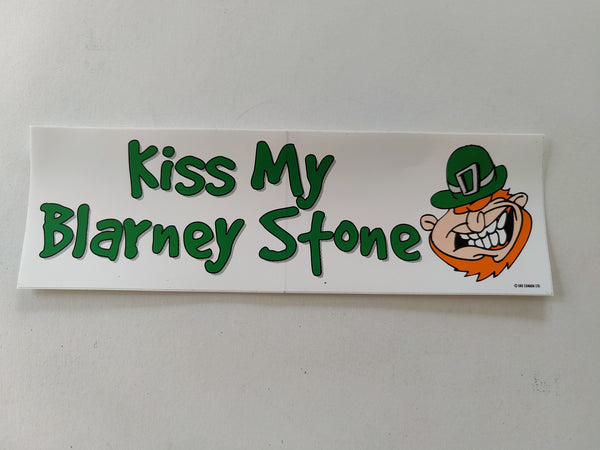 Kiss my blarney stone