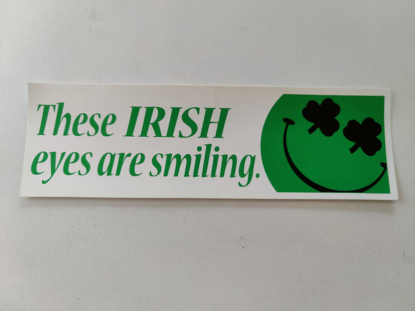 These Irish eyes are smiling