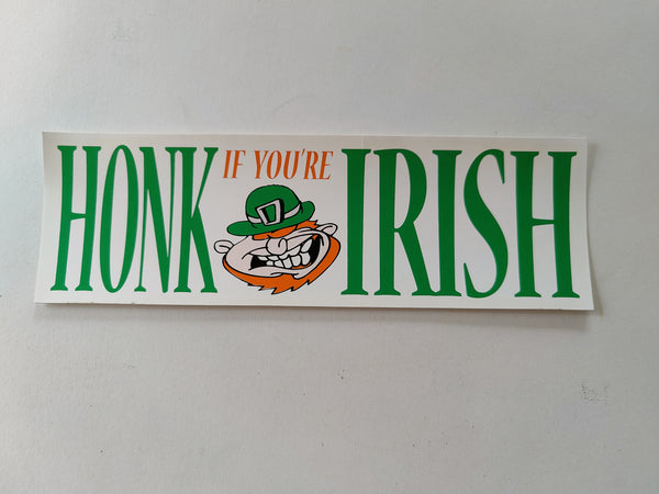 Honk if you're Irish