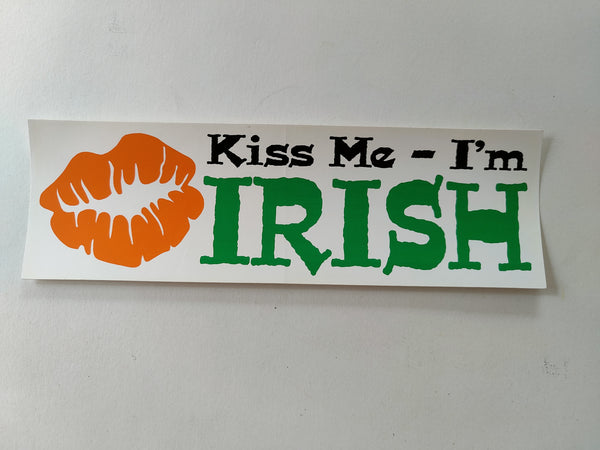 Kiss me-I'm Irish sticker