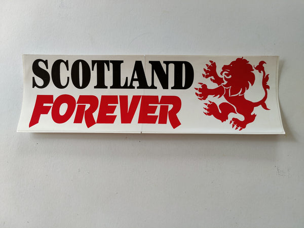 Scotland forever bumper sticker