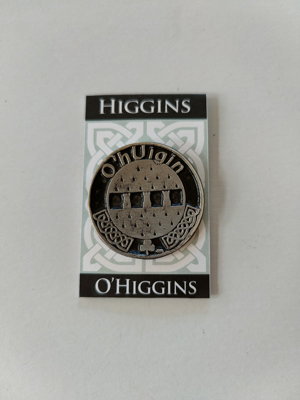 Higgings Irish hat badge