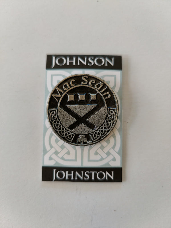 Johnson Irish hat badge