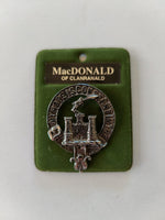 MacDonald of Clanranald Scottish hat badge
