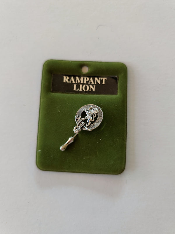 Rampant Lion Scottish tie pin