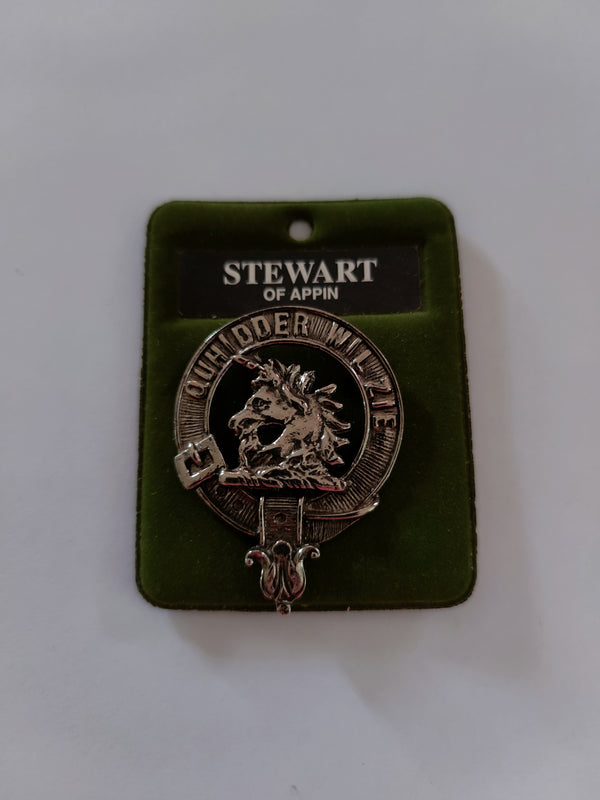 Stewart of Appin Scottish hat badge